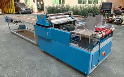 Encoladora de rompecabezas de alimentación única