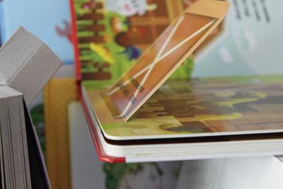 Libros de cartón con pestañas